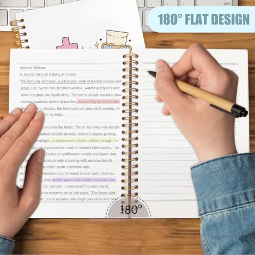 WUCHJ Dental Gifts Notebook, Dental Hygienist Assistant Journal, Retro Pink Floral Tooth Spiral Notebook Journal for Note Taking, Dentist Office Supplies, 5.5x8.3 Inch - color: Dentist love