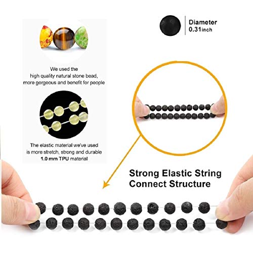 Sandalwood Bracelet for Women Men Buddhist Prayer Strand Chandan Bracelet Handmade Stretchable Elastic Sandalwood Beaded Wristbands for Yoga Meditation - style: 108 Beads 6mm Bracelet