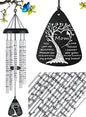 Bereavement Sympathy Memorial Gifts for Loss of Mom Mother, Sympathy Memorial Wind Chimes for Loss of Mother Sympathy Gifts, in Memory of Loved One Gifts - size: 32 inch
