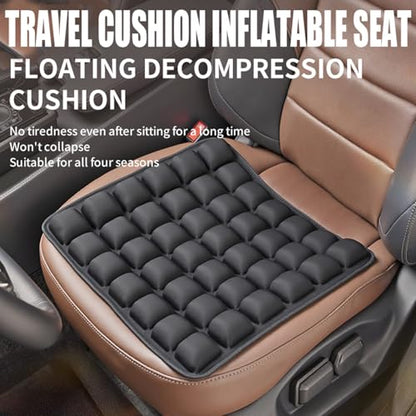 1Pcs Travel Cushion Airplane Seat - Inflatable Airplane Seat Cushion for Travel.Suitable for Long Distance Sedentary People to Use,Easy to Carry, 3D Inflatable Airbag is Ergonomic and Suitable