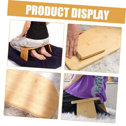 Mipcase Meditation Stool Foldable Non-Skid Kneel Stool Compact Portable Yoga Bench for Home and Travel