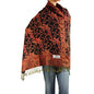 Falari Women's Reversible Paisley Pashmina Shawl Wrap Scarf For Evening Dresses Festivals Any Occasions All Seasons 80"x27" - color: Style 1 - Black Rust