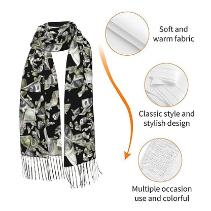 Supdreamc Cashmere Feel Scarf Soft Women Warm Cozy Scarves Multiple Colors - color: Picture (195)