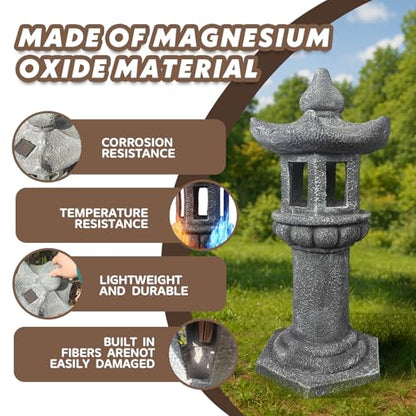 Solar-Powered Pagoda Lamp - style: Pagoda02
