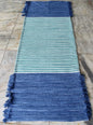 Natural herbs infused Organic Cotton yoga mat for meditation, Pilates, fitness, prayer| Hand-woven, Anti-slip back| No Synthetic or chemical