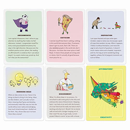 Affirmators! Creativity: 50 Affirmation Cards Deck: 50 Affirmation Cards to Help You Help Yourself - Without the Self-Helpy-Ness!