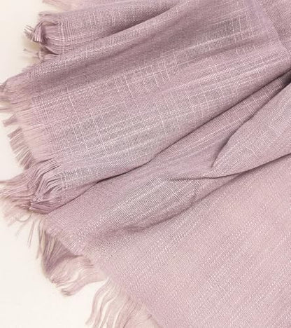 Women's Cotton Scarves Lady Light Soft Fashion Solid Scarf Wrap Shawl - color: Sweet Potato Purple 11