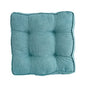 Meditation Floor Pillow,Square Seat Cushions Tufted Thicken Chair Cushion for Tatami Office Kitchen Chair Bench Sofa Seat Pad-Blue 45x45x8cm(17.7x17.7x3in) - color: Blue