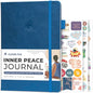 Clever Fox Inner Peace Journal – Guided Stress & Anxiety Relief Journal with Prompts – Healing & Self-Discovery Notebook for Women & Men (Mystic Blue) - color: Mystic Blue