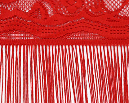 RIIQIICHY Shawls and Wraps for Evening Dresses Scarfs for Women Pashmina Wedding Formal Shawl - color: Red