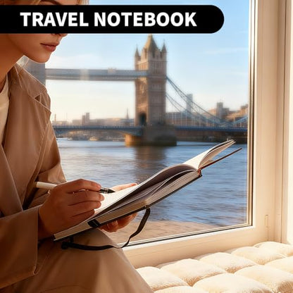 Heture Hardcover Notebooks, A5 Lined Journals Notebook for Writing 160 Pages, 8.2 x 5.5 inch, Classic Ruled Notebooks for College/Work/Travel (Lined-1 Pack, Black) - color: Black, style: Lined-1 Pack