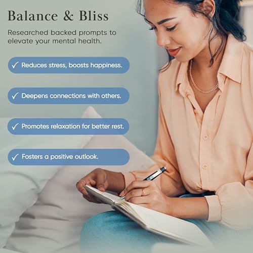 Gratitude Journal For Women & Men - Mental Health, Self Love & Self Care Journal - Blue - 5.8" x 8.3" - Mantra Planner - color: Blue