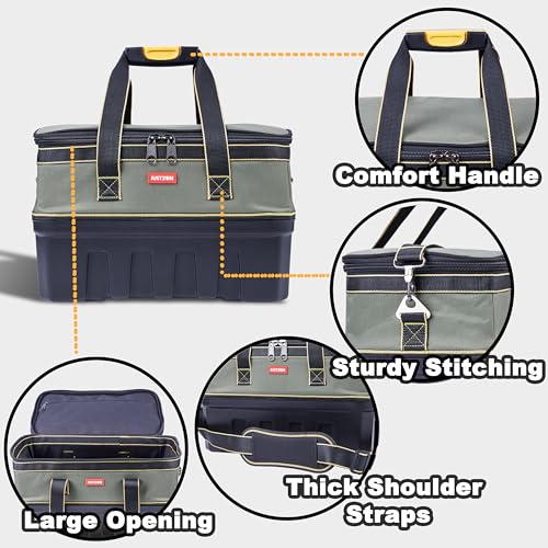 Tool Box, Innovative design with half plastic and half fabric, convenient for Tool storage and Portable tool box