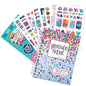 Gratitude Journal 52 Week Daily Positive Thinking for Thankfulness + Sticker Set | Gratitude Finder - color: Confetti Party + Grateful Heart Stickers