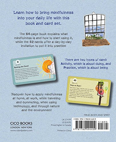 Mindfulness on the Go: Includes 52 cards and a 64-page illustrated book, all in a flip-top box with an easel to display your mindfulness cards