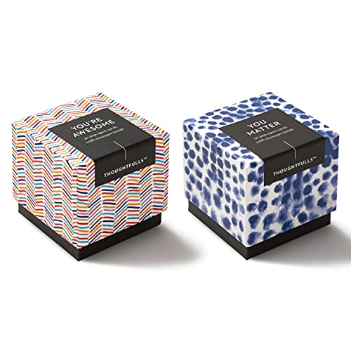 Compendium ThoughtFulls Pop-Open Cards — 2-Pack of You're Awesome, You Matter — 60 Pop-Open Cards, Each with a Different Message Inside - color: You're Awesome, You Matter