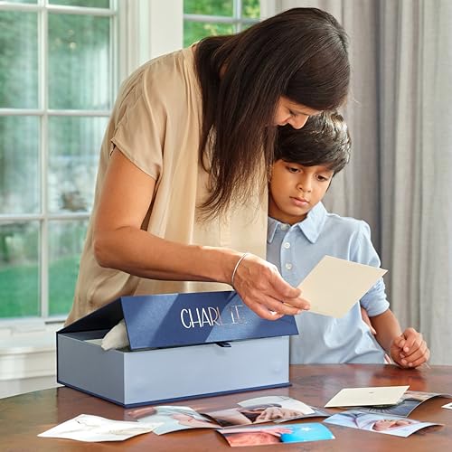 Savor | Keepsake Overflow Box | Acid-Free Storage and Gift Box with Magnetic Close for Safely Holding Mementos, Organizing Collections, and Storing Keepsakes and other Items