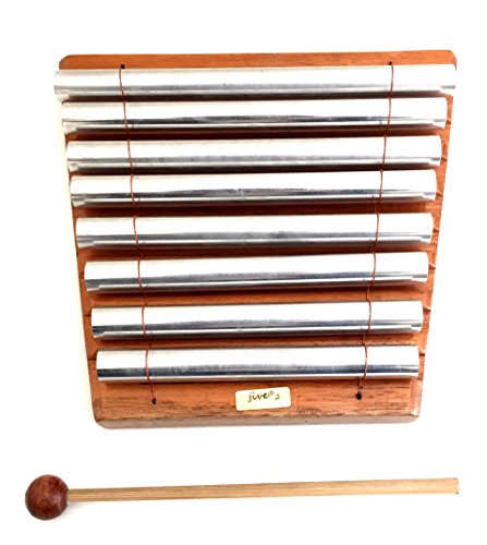 Meditation Chime Energy Chime Wood Percussion Chakra Chime, 8 Bars, Xylophone - PROFESSIONAL SOUND- JIVE® FEDERAL (TM) BRAND - size: 9"