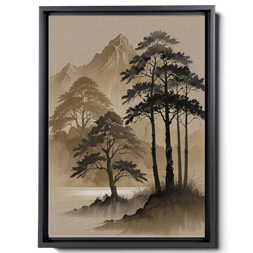 Japanese Wall Art, Minimalist Wall Art, Neutral Abstract Art, Modern Minimalist, Zen Wall Art, Zen Printed Wall Art, Japanese Art Print, Canvas, Decor