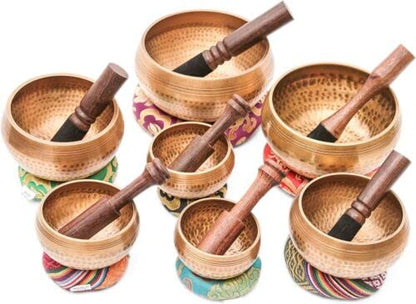 Nepal Tibetan Singing Bowl Set of 7 Bowl sets | Meditation Sound Bowls