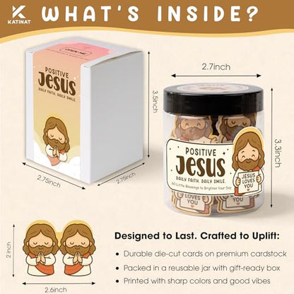 Christian Gifts For Women, Emotional Support Jesus Jar - Christian Graduation Gifts for Hers, Religious Gift For Women - style: Positive Jesus