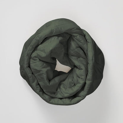 PYVOT Weighted Infinity Scarf, 3 lb Sensory Shoulder Wrap for Everyday Comfort - color: Olive