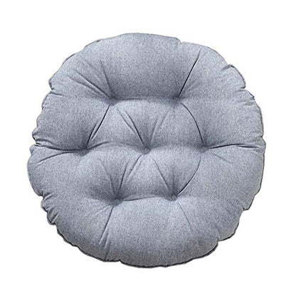 FANCY PUMPKIN Simple Modern Cushion Zafu Meditation Cushion Large Seat Cushion Floor Pillow for Home/Office, A - color: Dark Gray-03