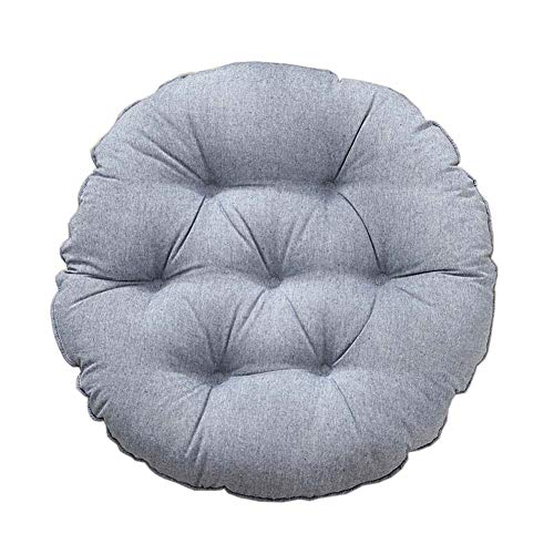 FANCY PUMPKIN Simple Modern Cushion Zafu Meditation Cushion Large Seat Cushion Floor Pillow for Home/Office, A - color: Dark Gray-03
