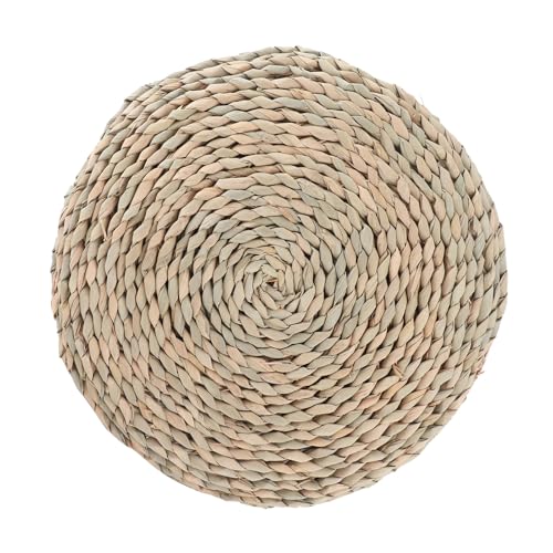 Meditation Cushions Yoga Cushion Meditation florensi Meditation Cushion Round Straw Cushion Yoga Meditation Cushion Silk Padding Floor Mat (Khaki1)