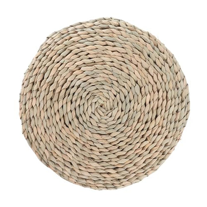 Meditation Cushions Yoga Cushion Meditation florensi Meditation Cushion Round Straw Cushion Yoga Meditation Cushion Silk Padding Floor Mat (Khaki1)