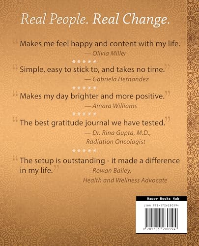 Start With Gratitude: Daily Gratitude Journal | Positivity Diary for a Happier You in Just 5 Minutes a Day