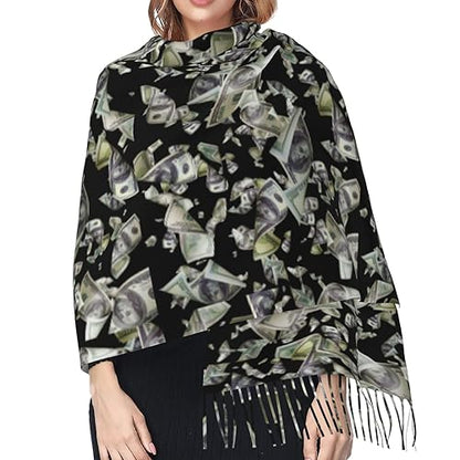 Supdreamc Cashmere Feel Scarf Soft Women Warm Cozy Scarves Multiple Colors - color: Picture (195)