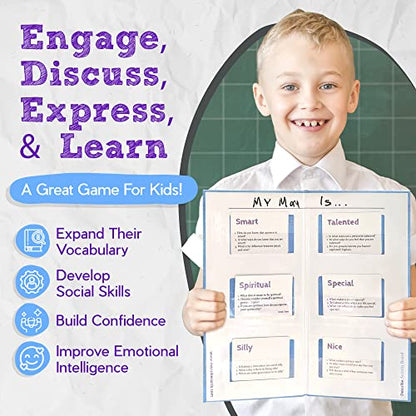Describe Cards - All The Things Box, Over Two Dozen Games and Learning Activities for Families, Therapy, School, and More. Bundle Includes Deck One & Deck Two Conversation Cards with Activity Board.