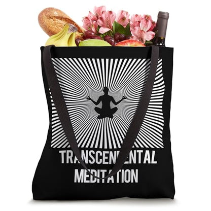 Transcendental Meditation - TM Yoga Mantra Energy Rays Tote Bag