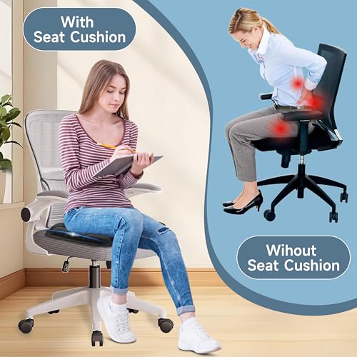 Comfortable 3D Air Cell Seat Cushion, Air Inflatable Pressure Relief Seat Bolster for Wheelchair, Car, Office, Home Living, Sondur Travel Cushion with Adjustable Firmness (Hollow Cushion) - size: Hollow cushion