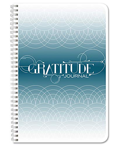 BookFactory Gratitude Journal/Daily Gratitude Notebook/Daily Log Book/Logbook, 100 Pages - 6'' x 9'' Durable Thick Translucent Cover, Wire-O Binding (DX) (Made in USA) - style: Gratitude Wire-O