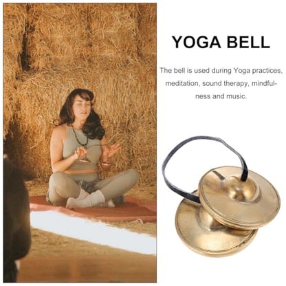 Yoga Meditation Cymbal Bell Chic Brass Instrument Perfect for Meditation Chime Sounds