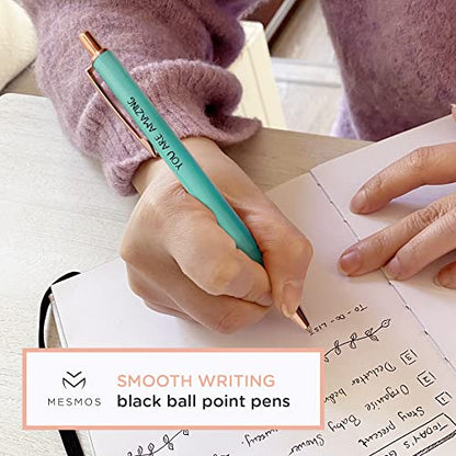 MESMOS Mindfulness Cards and Appreciate Pastel Pen Set. Self Care Gifts for Women, Stress Relief Gifts for Women, Inspiring Gifts for Women