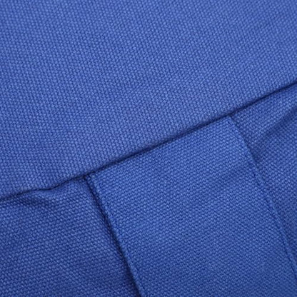 YUYTE Half Moon Meditation Cushion, Buckwheat Hulls Yoga Pillow Floor Seating Support with Cotton Cover for Meditation Zen Practice, Traditional Pillow (Dark Blue) - color: Dark Blue