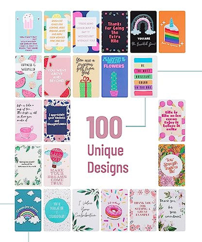 Mr. Pen Encouragement Cards - 100 Pcs, Inspirational & Motivational Quotes, Kindness Cards
