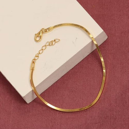 LeCalla 925 Sterling Silver Bracelet Jewelry Gift | Lightweight Italian Design Adjustable Love Bracelet | Link Chain with Lobster Claw Clasp Bracelet for Women Daughter Friendship Bracelet - color: Square Snake