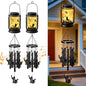 2 Pack Solar Cat Wind Chimes for Outside, Birthday Mother' s Day Gifts for Mom Women Grandma,Solar Cat Wind Chime Light Hanging Wind Chimes Outdoor,IP65 Waterproof, Yard Garden Terrace - size: 2 pack-Cat jar wind chime