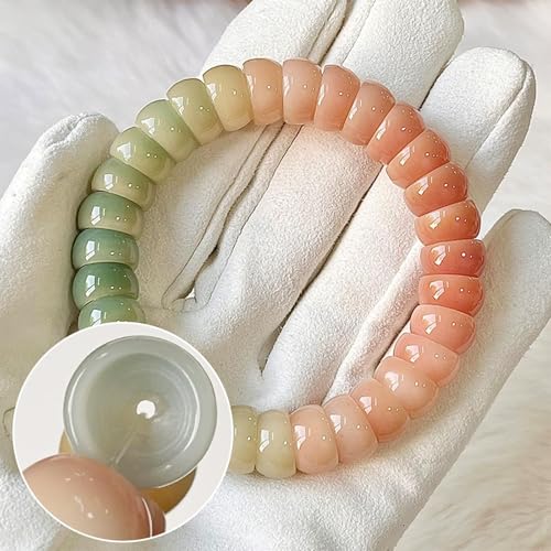 Bodhi Seed Fidget Bracelet Natural Anxiety Relief Stress-Reducing Bracelet for Men & Women Healing, Calming, & Protective Stretch Beaded Jewelry