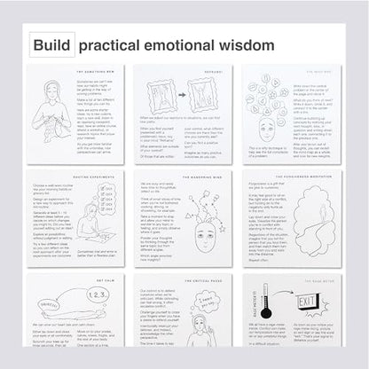 Mindfulness Cards | 48 Research-Backed Techniques for Real-Life Situations | Emotional Intelligence, Growth Mindset, Conflict Resolution, & Daily Mindfulness