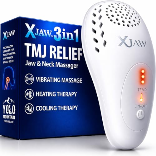 XJAW™ Advanced 3-in-1 Heated & Cooling Jaw & Neck Massager with Precision Vibration – Rechargeable Premium Wellness Device for Relaxation & Daily Comfort