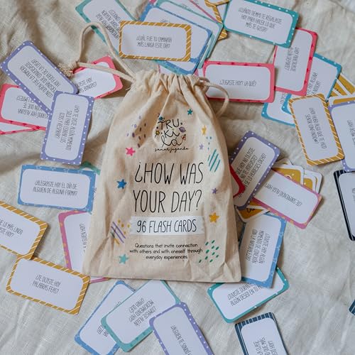 What was Your Day Like? – 96 Reflection Cards – Conversation & Connection Tool for Therapy, School, or Home – Social Skills Game Gift