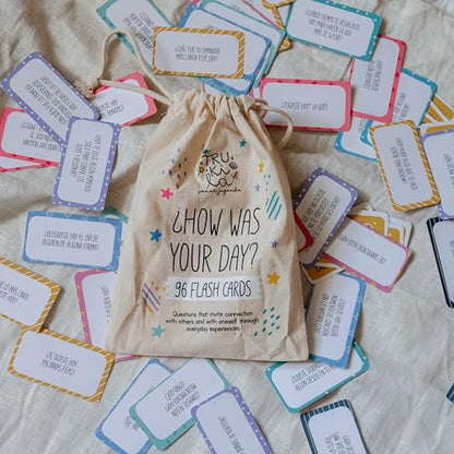 What was Your Day Like? – 96 Reflection Cards – Conversation & Connection Tool for Therapy, School, or Home – Social Skills Game Gift