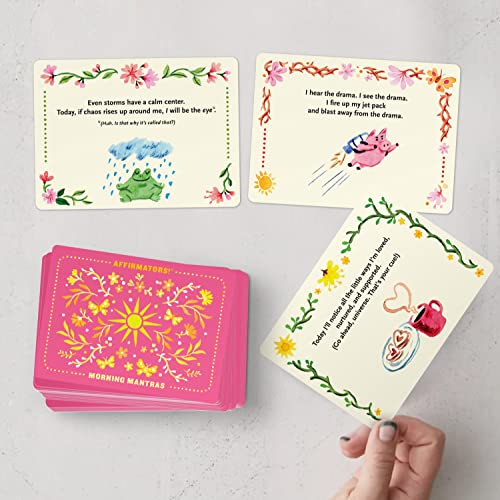 Affirmators! Mantras Morning Day Affirmation Cards Deck: 30 Cards