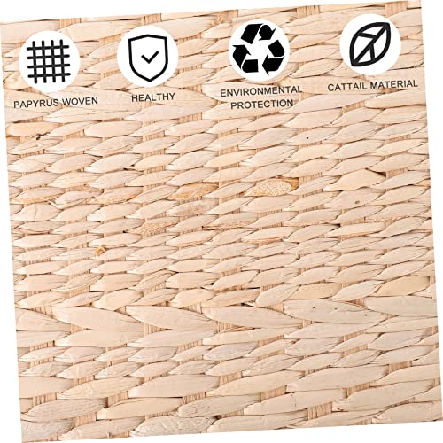 1pc Hand-Made Woven Mat Straw Meditation Cushion for Home Use Thickness for Yoga Meditation and Decorative Seating