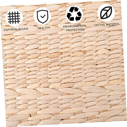 1pc Hand-Made Woven Mat Straw Meditation Cushion for Home Use Thickness for Yoga Meditation and Decorative Seating